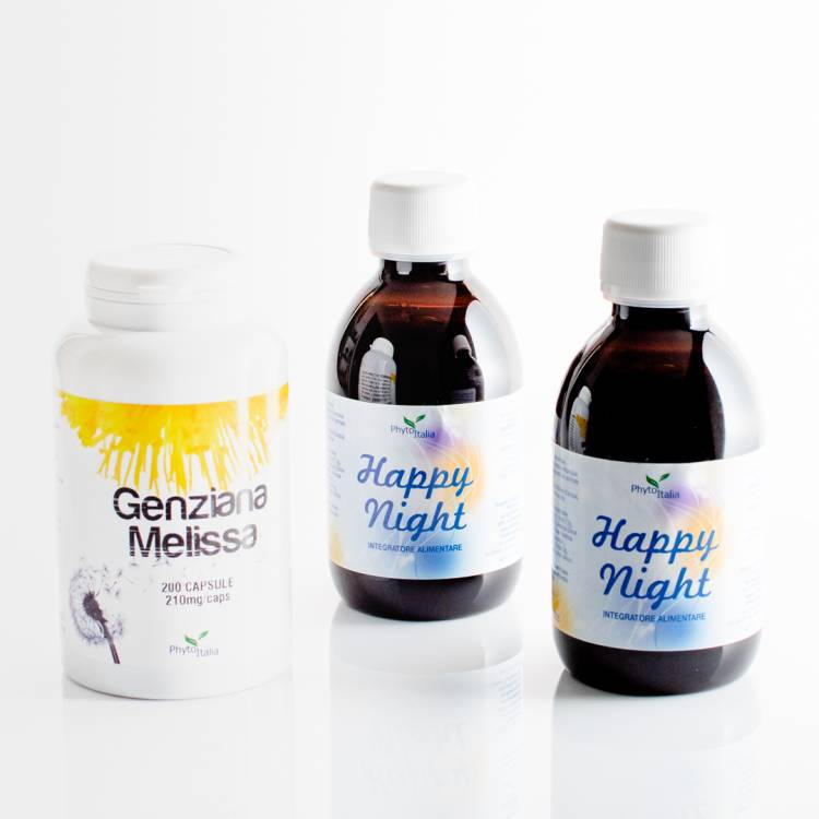 Rilassamento & sonno (Genziana Melissa + HappyNight 2x200ml)