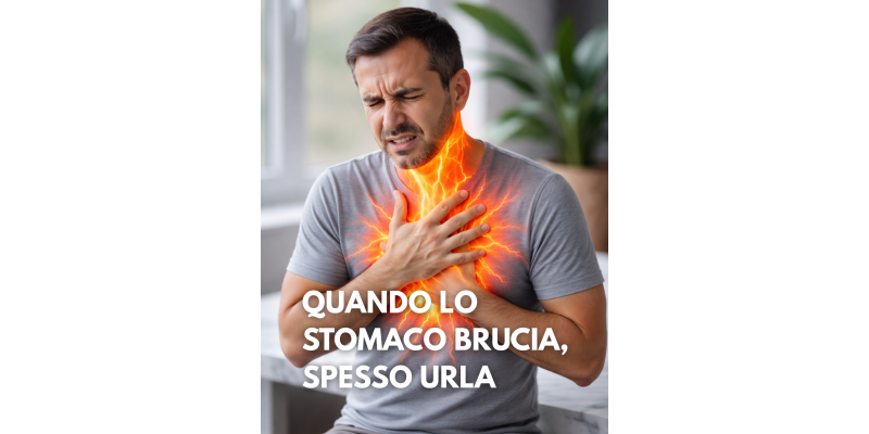 Quando lo stomaco brucia, spesso non è solo acidità