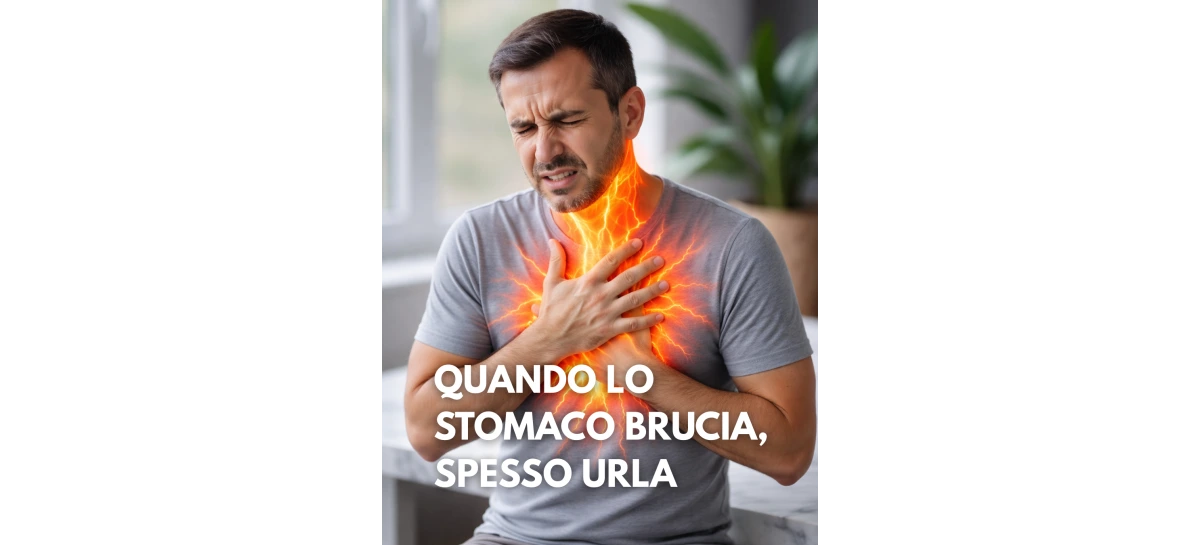 Quando lo stomaco brucia, spesso non è solo acidità