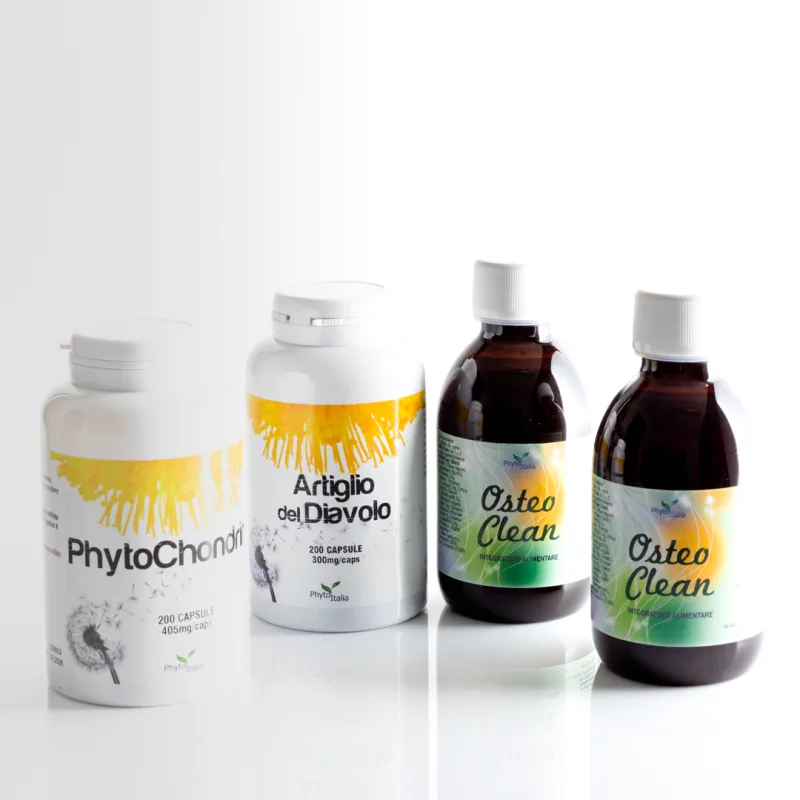 OC001 | Movilidad y bienestar articular (Garra del diablo + PhytoChondrine + Osteoclean 2x200ml)