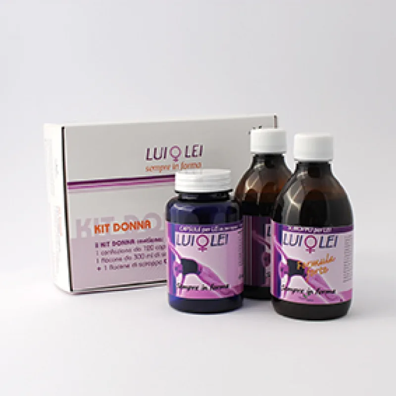 G008 | ER oder SIE FRAUEN-Kit - 3 PACKUNGEN (3x120 Kapseln + 6x3001800ml)